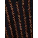 Ethnic Pattern Chic Knit Shirt, Men's Casual Lapel Slightly Stretch V-Neck Pullover Sweater For Men Winter Fall