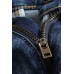 Wash Patchwork Slim-fit Distressed Men's Jeans