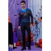 Men's 3D Halloween Pumpkin Print Knit Long Sleeve T-Shirt