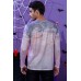 Men's Halloween Bat Print Long Sleeve Knit T-shirt