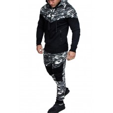 Men's Camo Patchwork Tracksuit