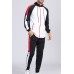 Men's Hooded Color Block Sweatshirt Sports Suit