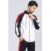 Men's Hooded Color Block Sweatshirt Sports Suit