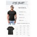 Gray Raised In The West Graphic Print Men's T-shirt