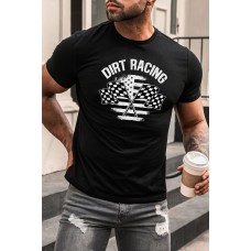 Black Dirt Racing Short Sleeve Men's Graphic Tee