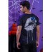 Halloween Skeleton 3D Print Short Sleeve Men's Graphic Tee