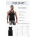 Gray Headphone Letter Print O-neck Men's Graphic Tank Top